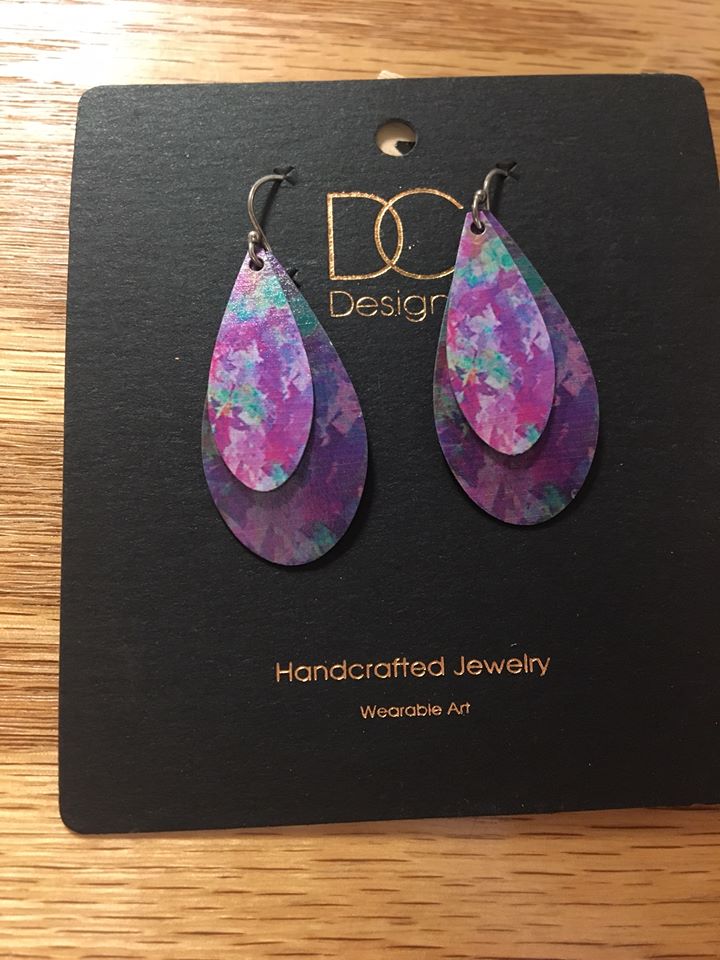 DC Designs Earrings Double Drop Once In A Blue Moon